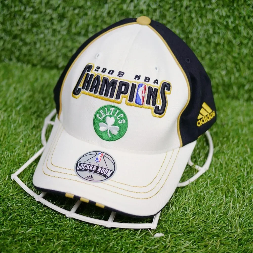 Adidas 2008 Boston Celtics NBA Champions Adjustable Hat - One Size